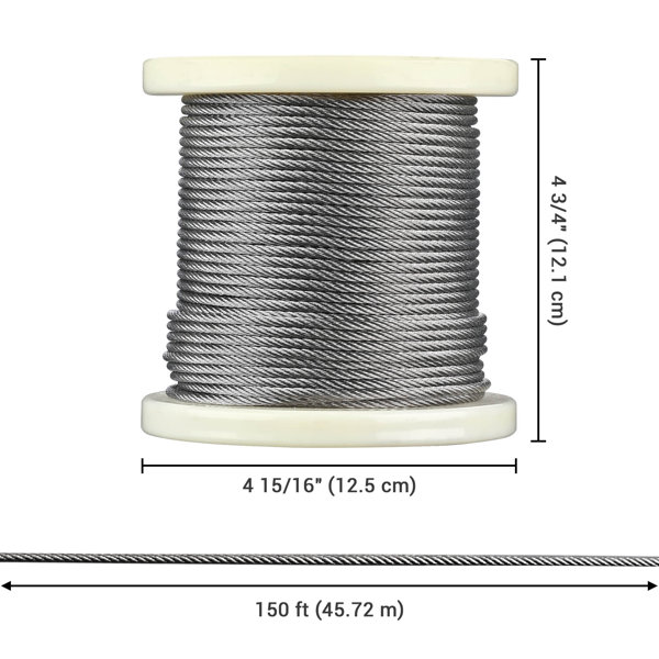 Yescom Ft T Stainless Steel Cable Wire Rope X Aircraft